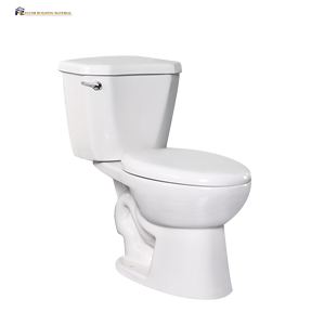 Venta al por mayor de fábrica, sifón europeo económico con trampa en S, artículos sanitarios, baño montado en el suelo, inodoro de cerámica de dos piezas - Product Image 1