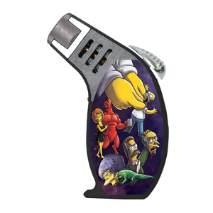 Encendedores de Antorcha Metálicos Inclinados Recargables de Gas Butano, Diseño Personalizado Resistente al Viento, Nuevos Estilos, Venta al por Mayor para Cocina, Regalos - Product Image 2