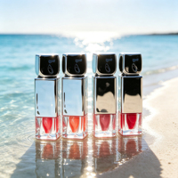 Gloss à lèvres en gros sous marque privée, tube argenté, gloss liquide, imperméable, longue tenue, brillant, fabricant de cosmétiques pour les lèvres