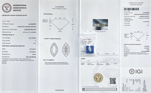 Diamant en vrac Starsgem certifié IGI 1,0 ct couleur DEF VVS HPHT CVD diamant cultivé en laboratoire - Product Image 3