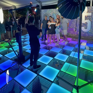 Piste de danse à LED personnalisée magnétique avec activation de la scène de la Pista De Baile Acheter Disco Miroir étanche 3D Flower - Product Image 1