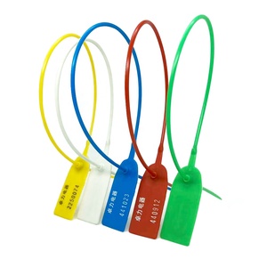 Selos Plásticos de Segurança Ajustáveis SDZL Personalizados, à Prova de Violação, 30cm, Uso Único - Product Image 1