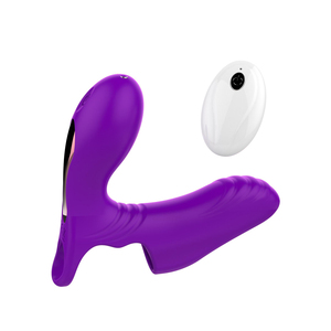 Vibrateur rechargeable à télécommande pour doigt, massage du point G et du clitoris, 10 vitesses, puissant, étanche, non lubrifié, pour femmes - Product Image 1