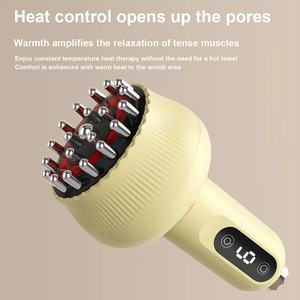 Nuevo Instrumento Eléctrico Recargable de Gua Sha, Masajeador Doméstico, Cepillo de Masaje para Meridianos, Herramienta de Masaje con Ventosas - Product Image 5