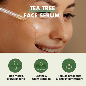 Ensemble de soins du <span class=keywords><strong>visage</strong></span> à l'huile d'arbre à thé anti-acné en marque propre, crème nettoyante pour le <span class=keywords><strong>visage</strong></span>, sérum, gel de traitement de l'acné, ensemble de soins de la <span class=keywords><strong>peau</strong></span> - Product Image 3