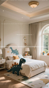 Letto a Forma di Dinosauro, Piccolo Letto Singolo in Tessuto, Design Creativo e Personalizzato per Bambini e Ragazzi - Product Image 5