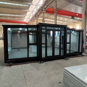 Maison pliante à double extension, installation rapide, maison préfabriquée en conteneur avec <span class=keywords><strong>grand</strong></span> <span class=keywords><strong>espace</strong></span> pour bureau et habitation - Vente flash - Product Image 1