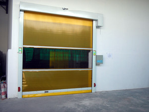 Giá bán buôn PVC cán hấp thụ phim CuộN cửa cơ giới cửa cuốn tự lưu trữ tốc độ cao cuộn lên cửa cho nhà máy - Product Image 4