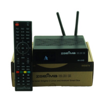 Système d'exploitation numérique Enigma2 & Android Dual Core H9.2H SE 4K UHD DVB-S2X+T2/C Tuners doubles