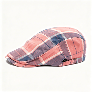 Wholesale ACE Unisex Plaid Ivy Vintage Tartan Gatsby Adjustable Back <b>Flat</b> Cap Custom Logo Casual Party Street <b>Hat</b> - Product Image 6