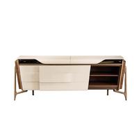 Buffets en bois salon armoire de rangement gris luxe Buffet armoire Buffet moderne côté armoire Buffet Table meubles