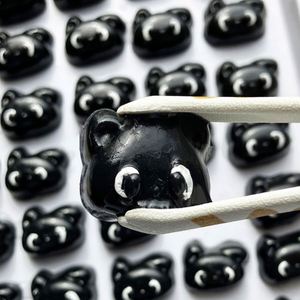 ของเล่นบีบรูปแมวดำตัวเล็กน่ารัก ทำจากวัสดุ TPR พร้อมจี้ห้อย ช่วยคลายเครียด บรรเทาความวิตกกังวล - Product Image 1