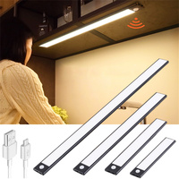Lampe de nuit LED sans fil à détecteur de mouvement pour armoire, couloir, chevet, chambre, escalier, placard