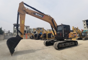 Excavadora de maquinaria usada de alta calidad Excavadora Sany 215C Excavadora de orugas de segunda mano Sany 215C Venta caliente - Product Image 6