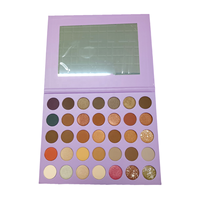 Palette d'ombres à paupières imperméables personnalisées, 35 couleurs, palette d'ombres à paupières mates et scintillantes, haute pigmentation, maquillage d'ombres à paupières mélangées