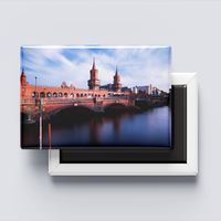 Individuelle Werbe-Kühlschrankmagnete mit Berlin Deutschland Stadt- und Länderfotodesign aus Weißblech als Tourismus-Souvenirs