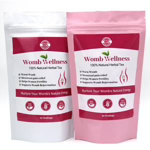 Approche holistique du thé de désintoxication de l'utérus à base de plantes naturelles pour soulager les douleurs menstruelles, nettoyer le bien-être et guérir en sachets de thé de style sachet - Product Image 5