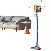 Aspirateur balai sans fil 150AW, aspiration puissante, aspirateur à main léger avec technologie cyclonique pour la maison et les animaux domestiques