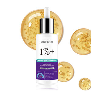 Private Label 1% Retinol 3% Caffeine Anti-Aging Blemish Fading Dark Spot Corrector Oil-Free Fast Absorbing Face Treatment <b>Serum</b> - Product Image 5