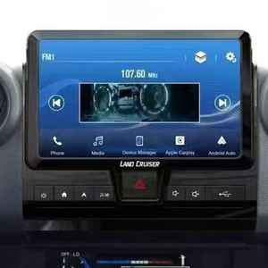 Pour Toyota Land Cruiser LC70/71/76/78/79 07-24 Système de navigation GPS intégré Grand écran Montage sur tableau de bord CarPlay Stéréo - Product Image 1