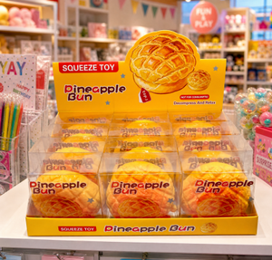 Pineapple Bun Squeeze <b>Toy</b> Stress Relief Fidget <b>Toy</b> Soft Squishy Food Inspired <b>Desk</b> Relax Gift - Product Image 5