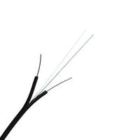 Tuyau de câblage extérieur autoportant en acier pour communication FTTH, 1 km, 2 km, G657A1, 1 conducteur, Unionfiber