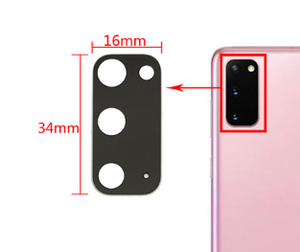 Lentille en verre de la caméra arrière pour <span class=keywords><strong>Samsung</strong></span> S8 S9 Plus S10e <span class=keywords><strong>S10</strong></span> s20 S20 Ultra S20 plus S20 fe Lentille en verre de la caméra - Product Image 4