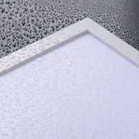 Plafonnier LED carré moderne en aluminium, dimmable, étanche IP65, SMD2835, CRI90, 60x60, pour cuisine, toilettes, bureau