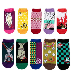 <span class=keywords><strong>2021</strong></span> nouveau Design chaussettes <span class=keywords><strong>japonais</strong></span> <span class=keywords><strong>Anime</strong></span> chaussettes dessin animé coupe basse Tabi bonneterie pour femmes homme enfants - Product Image 1