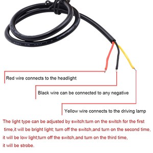 Fari per Moto a Doppio Alone Super Luminosi, Conversione Fascio Alto/Basso LED con Occhio d'Angelo e Occhio del Diavolo Rosso/Blu/Rosa - Product Image 5