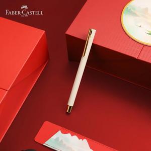 Confezione Regalo <span class=keywords><strong>Faber</strong></span>-<span class=keywords><strong>Castell</strong></span> con <span class=keywords><strong>Penna</strong></span> Stilografica e <span class=keywords><strong>Penna</strong></span> per Firme, Adatta per Regali Aziendali per Ragazze, Colore Rosso e Oro, Punta Affusolata - Product Image 6