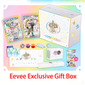 Caja de Regalo Coleccionable Poko-moend TCG Eevee Family, Sellada de Fábrica, Terastal Gathering Scarlet & Violet Trading Card Box Eeveelutions - Product Image 2