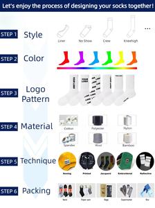Calcetines de Fútbol Transpirables con Logotipo Personalizado para Hombre, Calcetines de Fútbol Antideslizantes con Diseño Antideslizante, Calcetines Deportivos de Punto al por Mayor - Product Image 2