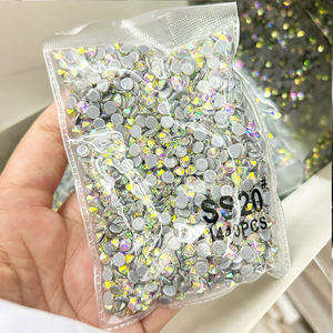 批发高品质SS3-SS10平背热固定水钻<span class=keywords><strong>2</strong></span>毫米玻璃水晶婚礼美甲DIY工艺品鞋包 - Product Image 4