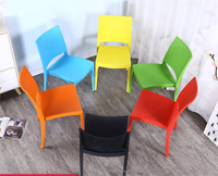 Chaise en plastique empilable de haute qualité