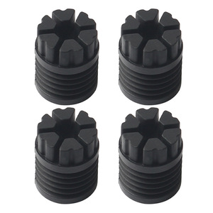 Bambu Lab - Juego de 4 almohadillas de goma para impresora 3D X1 P1P, absorbentes de impactos, color negro - Product Image 1
