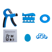 Kit de Entrenamiento para Fortalecer el Agarre (Paquete de 5), Agarrador de Mano con Resistencia Ajustable para Entrenamiento de Antebrazos