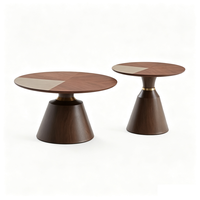 Table basse moderne en bois de petite taille, portable, écologique, pour le salon