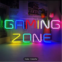 Enseigne néon LED personnalisée pour zone de jeu, décoration murale originale pour salle de jeux, bar, pub, heure du verre, vente en gros