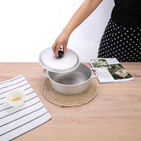 Casserole en aluminium moulé sous pression de bonne qualité, 26 cm, ustensiles de cuisine, ensemble de casseroles en aluminium moulé