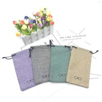 Pochette personnalisée avec logo pour lunettes de soleil, étui souple en tissu microfibre pour lunettes, emballage pour lunettes de soleil