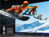 Boîtier TV Android 14 H96 Max 2T2R avec processeur Quad Core, 2 Go de RAM, 16 Go de stockage, WiFi double bande 4K, télécommande vocale et antennes intégrées (OEM/ODM QUSNHI)