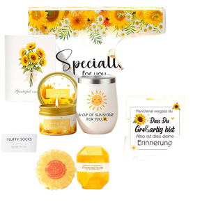 Nuovo Cesto Regalo Giallo Oro per Augurare Pronta Guarigione a Donne, Amici Affetti <span class=keywords><strong>da</strong></span> Depressione, Uomini Post-Operatori, Regalo di Natale all'Ingrosso - Product Image 1