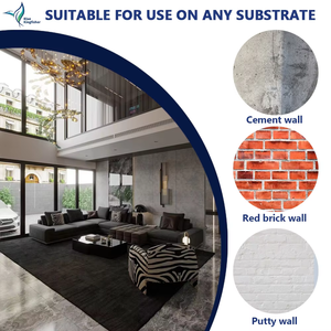 Revestimiento de Textura de Microcemento y Estuco <span class=keywords><strong>Mate</strong></span> Gris Azul Rey para Casas y Edificios Modernos - Product Image 3