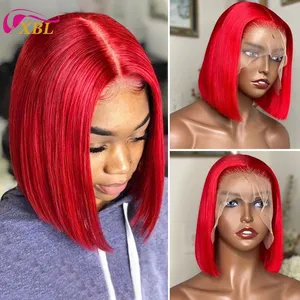 Grosir wig renda Full Hd dengan lem XBL wig Bob pendek rambut asli Kamboja Hd penutupan renda 5X5 rambut mentah Vietnam wig Bob