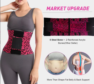 Faja Reductora de Cintura para Mujer, Transpirable, con Cierre de Botones, de Spandex, para Moldear el Cuerpo - Product Image 4