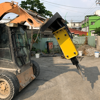 Marteau briseur hydraulique homologué CE pour excavatrice, chargeuse-pelleteuse, outil de démolition pour la rupture de roches et de béton, usage intensif