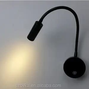 3W di alluminio HA CONDOTTO LA lampada da parete creativo cappuccio letto testa spettacolo di luci luci di bar scrivania pittura faretti