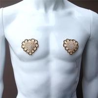 MOGlovers Cache-tétons réutilisables mignons en forme de bijou, adhésifs, pour soutien-gorge, cache-seins décoratifs sexy
