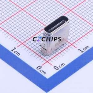 UT11113-11602-7H USB <b>Connector</b> SMD <b>Connector</b> ( <b>Connector</b> Type: Type-C )( Gender: Female )( Mounting Type: Horizontal Mount ) - Product Image 1